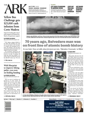 Front page of The Ark, July 27, 2016