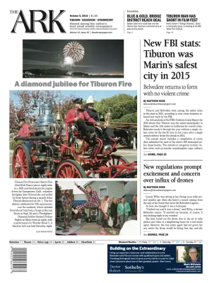 Front page of The Ark, October 5, 2016