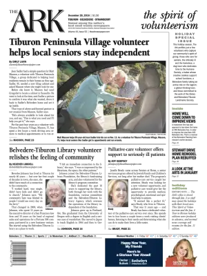 Front page of The Ark, December 28, 2016
