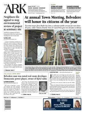 Front page of The Ark, January 18, 2017