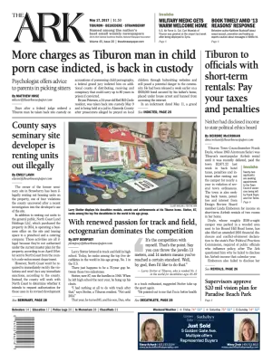 Front page of The Ark, May 17, 2017