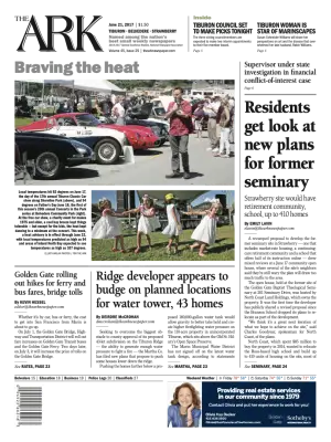 Front page of The Ark, June 21, 2017
