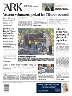 Front page of The Ark, June 28, 2017