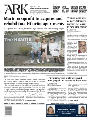 Front page of The Ark, July 19, 2017