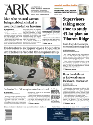 Front page of The Ark, September 27, 2017