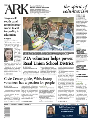 Front page of The Ark, December 27, 2017