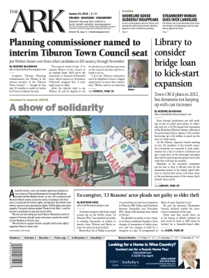 Front page of The Ark, January 24, 2018