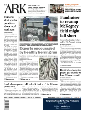 Front page of The Ark, January 31, 2018