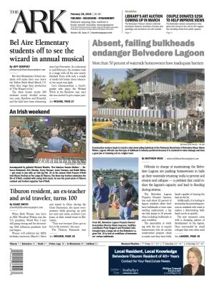 Front page of The Ark, February 28, 2018