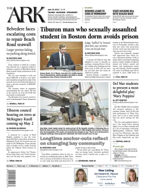 Front page of The Ark, April 18, 2018