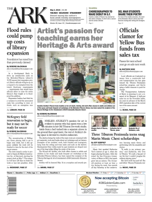 Front page of The Ark, May 2, 2018