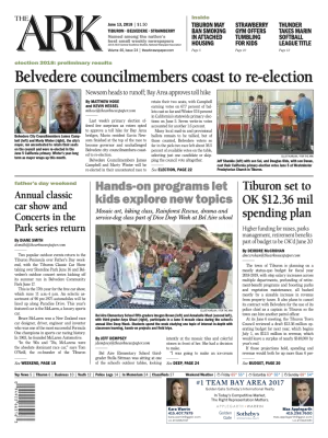 Front page of The Ark, June 13, 2018