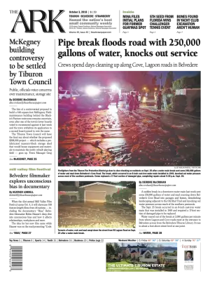 Front page of The Ark, October 3, 2018