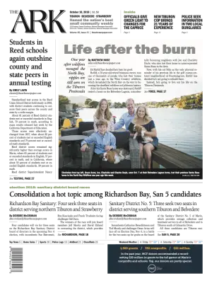 Front page of The Ark, October 10, 2018