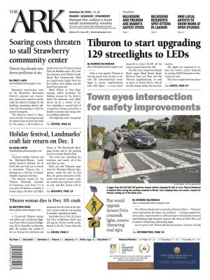 Front page of The Ark, November 28, 2018