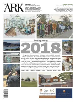 Front page of The Ark, January 2, 2019