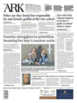 Front page of The Ark, February 6, 2019