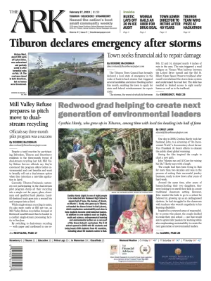 Front page of The Ark, February 27, 2019