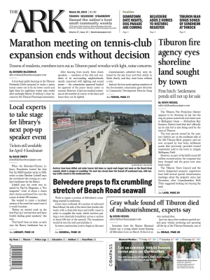 Front page of The Ark, March 20, 2019