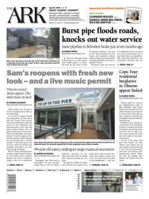 Front page of The Ark, April 24, 2019