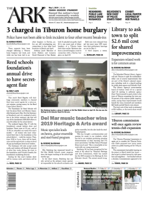 Front page of The Ark, May 1, 2019