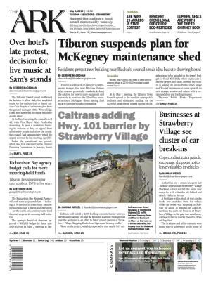 Front page of The Ark, May 8, 2019