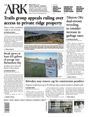 Front page of The Ark, May 29, 2019