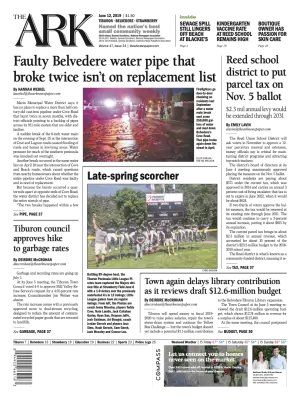 Front page of The Ark, June 12, 2019