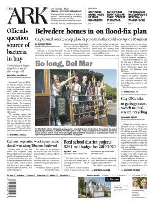 Front page of The Ark, June 19, 2019
