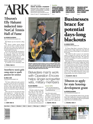 Front page of The Ark, July 3, 2019