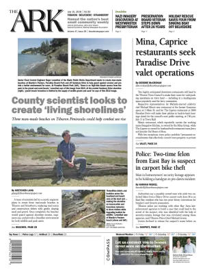 Front page of The Ark, July 10, 2019