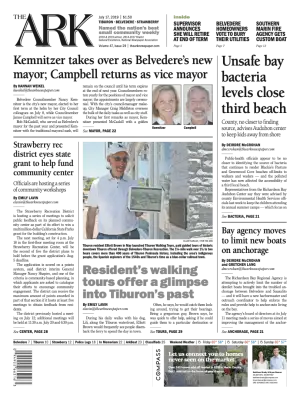 Front page of The Ark, July 17, 2019