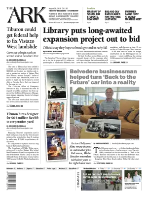 Front page of The Ark, August 28, 2019