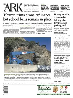 Front page of The Ark, September 11, 2019