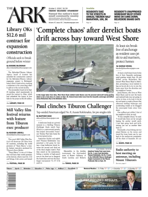 Front page of The Ark, October 2, 2019