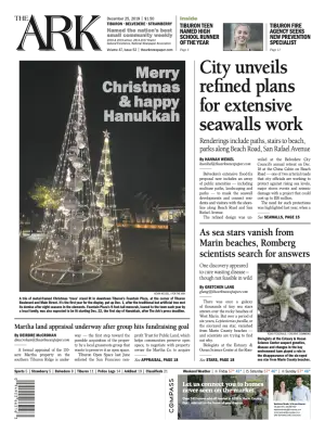 Front page of The Ark, December 25, 2019