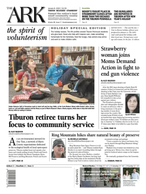 Front page of The Ark, January 8, 2020
