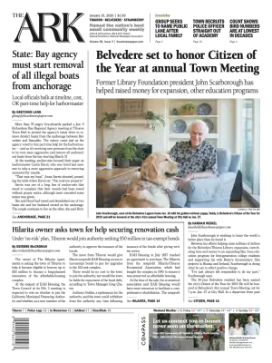 Front page of The Ark, January 15, 2020