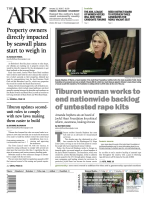 Front page of The Ark, January 22, 2020