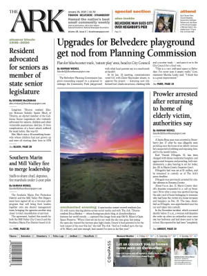 Front page of The Ark, January 29, 2020