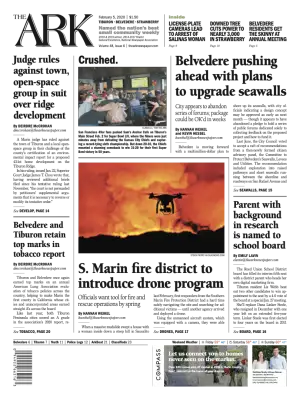 Front page of The Ark, February 5, 2020