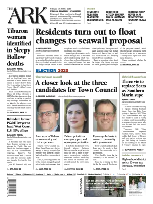 Front page of The Ark, February 19, 2020