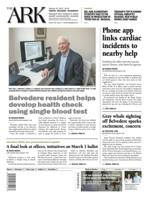 Front page of The Ark, February 26, 2020