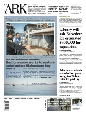 Front page of The Ark, March 4, 2020