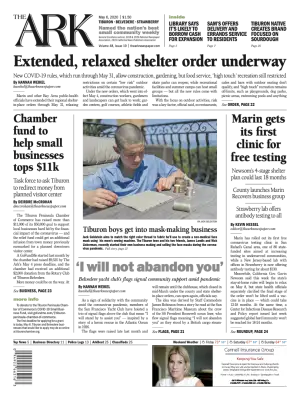 Front page of The Ark, May 6, 2020