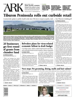 Front page of The Ark, May 20, 2020