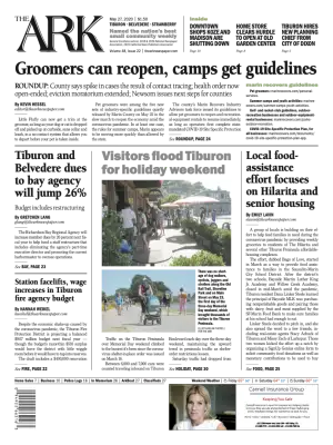 Front page of The Ark, May 27, 2020