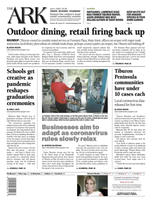 Front page of The Ark, June 3, 2020