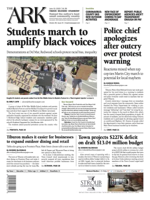 Front page of The Ark, June 10, 2020