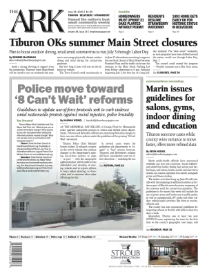 Front page of The Ark, June 24, 2020